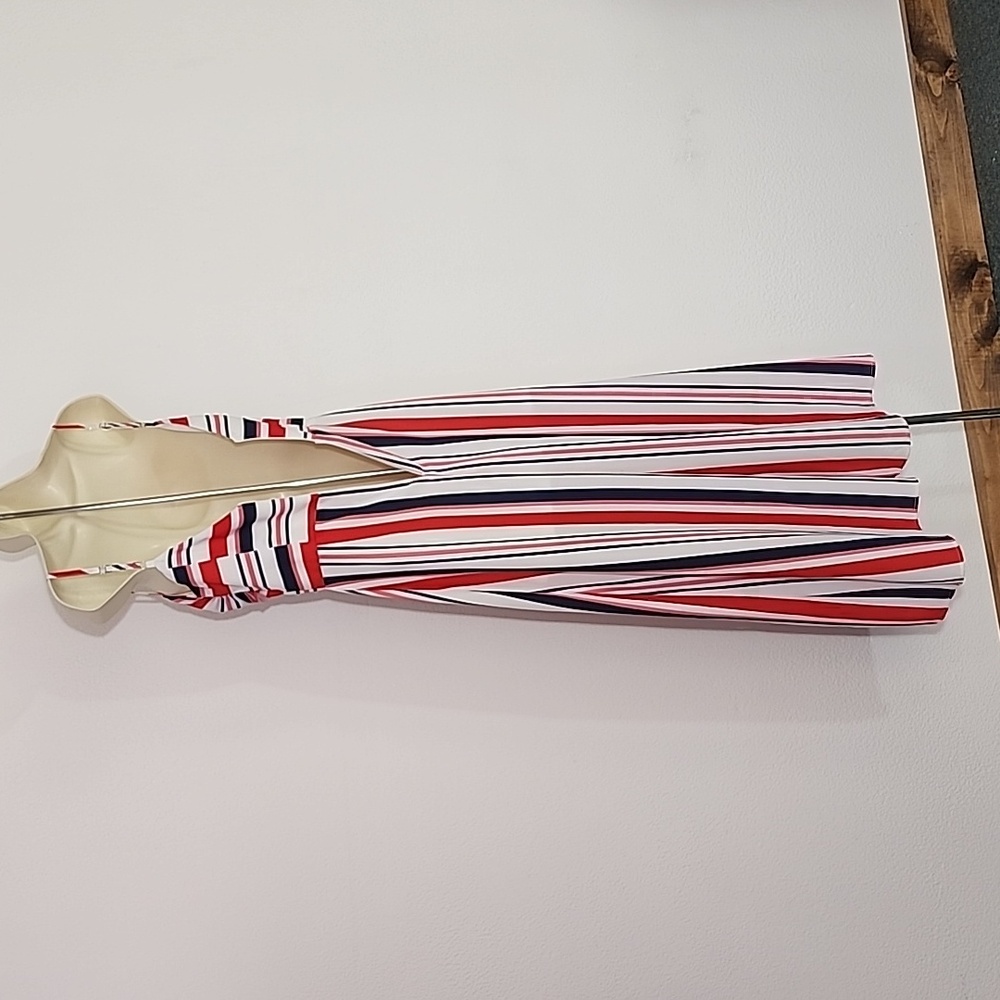 L'ATISTE Wide Leg Jumpsuit Patriotic Red Multi Size S - Picture 2 of 11